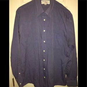 Burberry of London Blue Button Up Long Sleeve